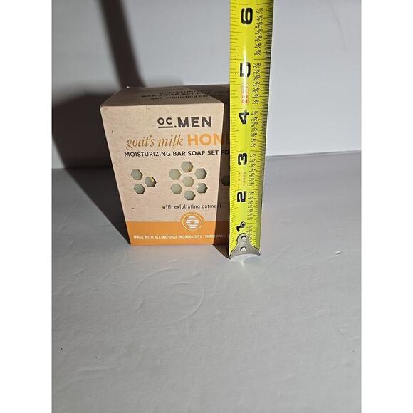 3 Bars MAN Soap - Goat's Milk Honey Oatmeal - 24 oz. Total - OC Men USA 8 Oz Ea - Picture 7 of 10